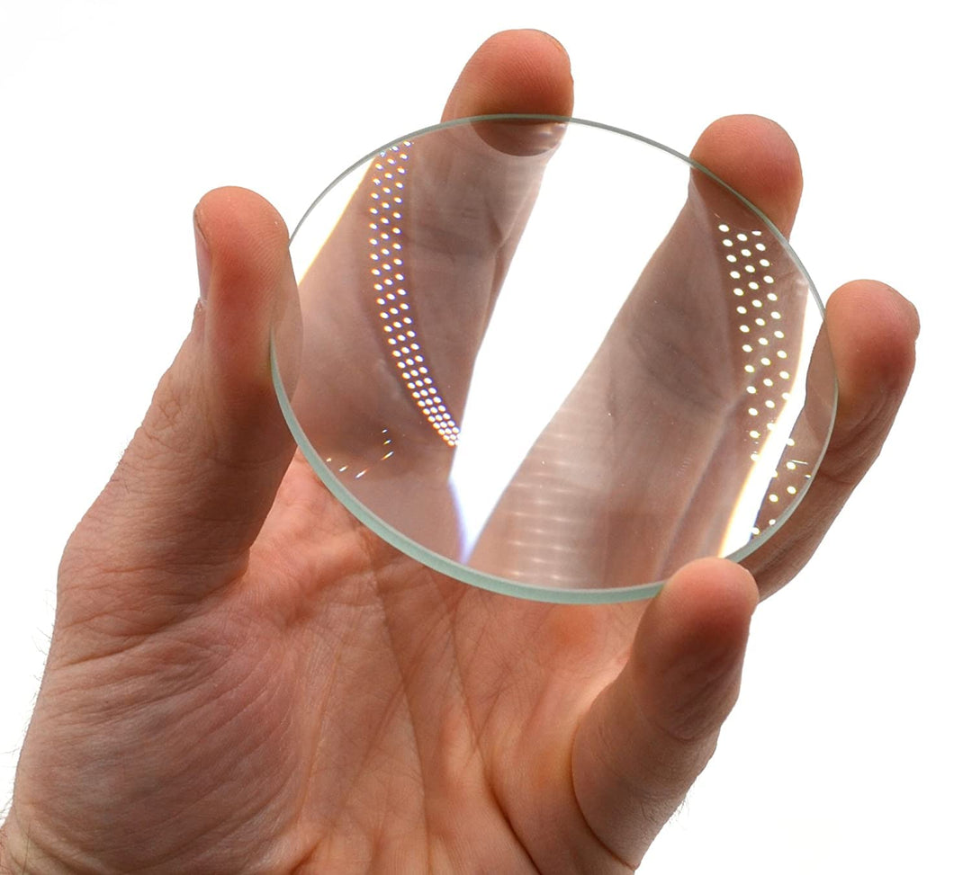 LCV108 Glass Double Convex Lens, 100mm Diameter, 200mm Focal Length