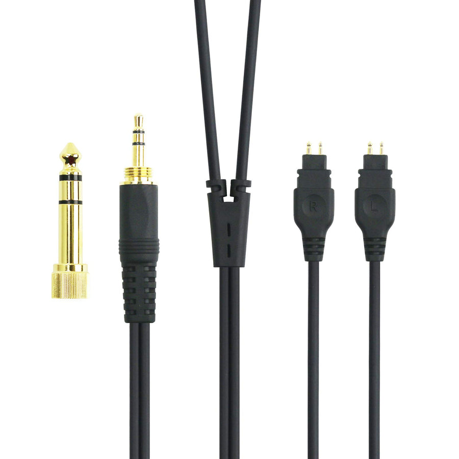 Replacement Audio Upgrade Cable Compatible with Sennheiser HD650, HD600, HD580, HD660S, HD58X, HD565, HD545, HD535, HD525, HD265, Massdrop HD6XX Headphones 1.2meters/4feet