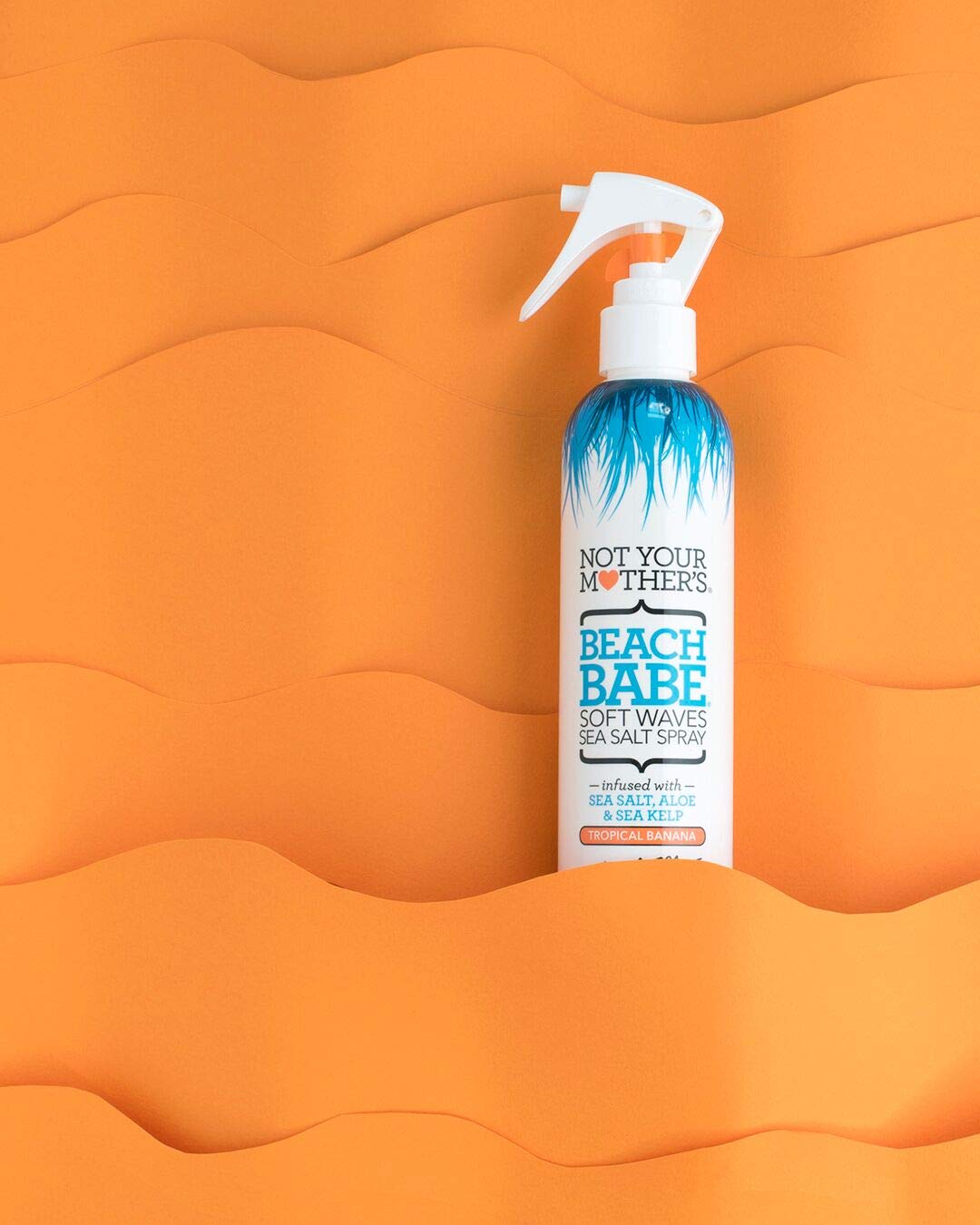 Not Your Mother's Beach Babe Soft Waves Sea Salt Spray, Tropical Banana Scent - 8 Ounce