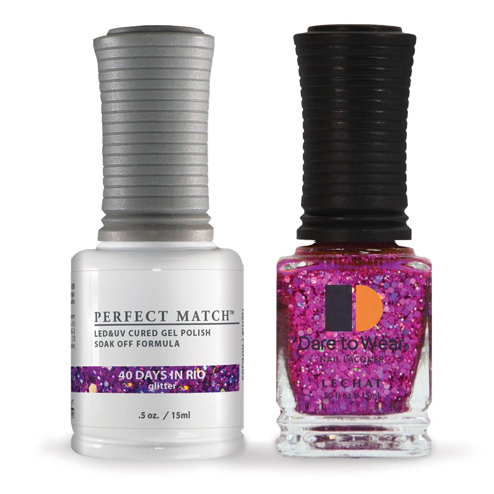 - Perfect Match Gel Polish - Pink Clarity - Watermelon Pink with Sheer Finish - (0.5 Ounce) - Easy Application - Soak Off Formula - Superior Quality
