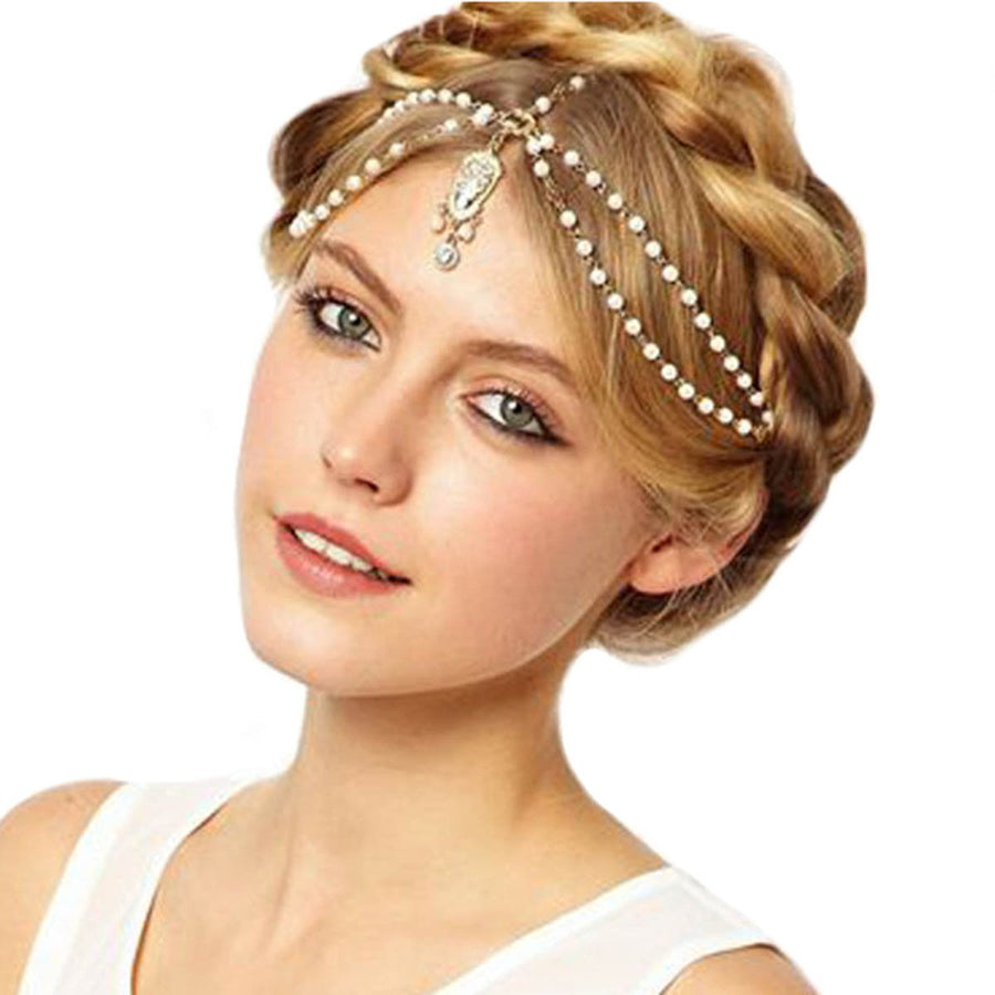 Alloy Headbands For Women Head Chain With Sequines (Bead)