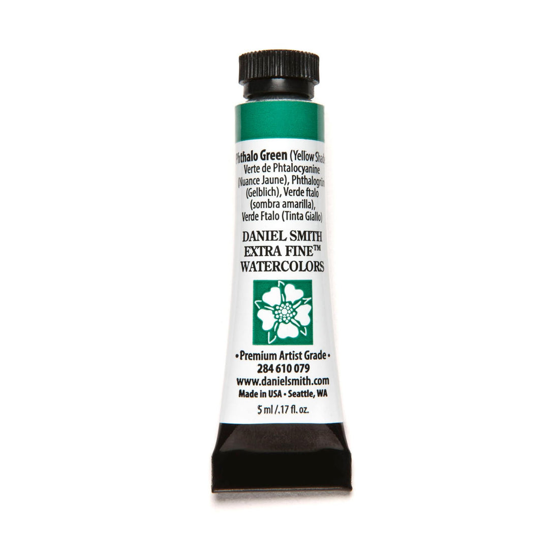 Daniel Smith Extra Fine Watercolor Paint, 5ml Tube, Phthalo Green(YS), 284610079