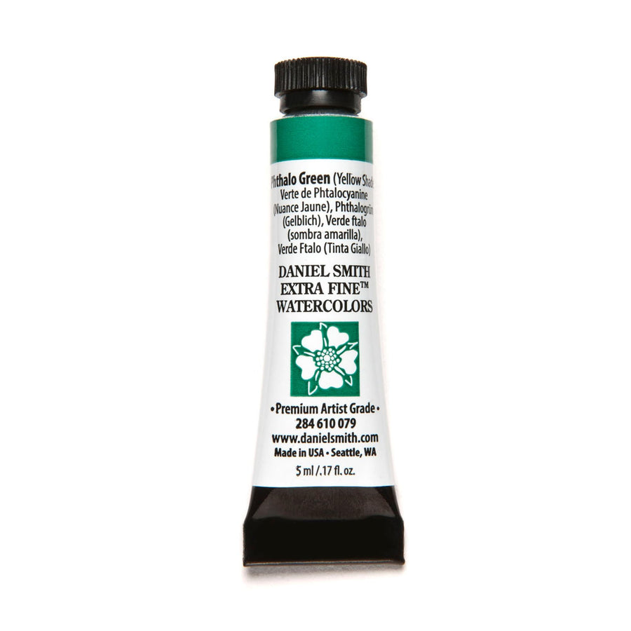 Daniel Smith Extra Fine Watercolor Paint, 5ml Tube, Phthalo Green(YS), 284610079