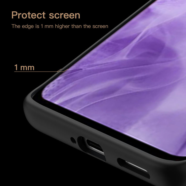 Anccer Compatible with Huawei P50 Pro Case, Elegant Leather Three-Layer Back with Soft Silicone Edge Shockproof Protective Cover (Blue)