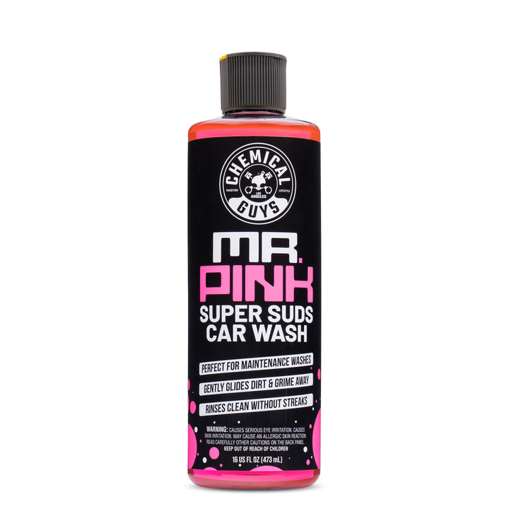 CWS_402_16 Mr. Pink Foaming Car Wash Soap (Works with Foam Cannons, Foam Guns or Bucket Washes) Safe for Cars, Trucks, Motorcycles, RVs & More, 16 fl oz, Candy Scent