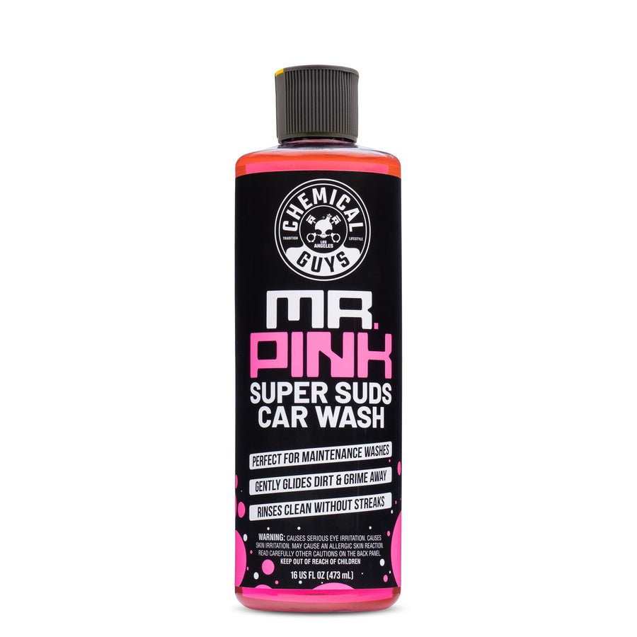 CWS_402_16 Mr. Pink Foaming Car Wash Soap (Works with Foam Cannons, Foam Guns or Bucket Washes) Safe for Cars, Trucks, Motorcycles, RVs & More, 16 fl oz, Candy Scent