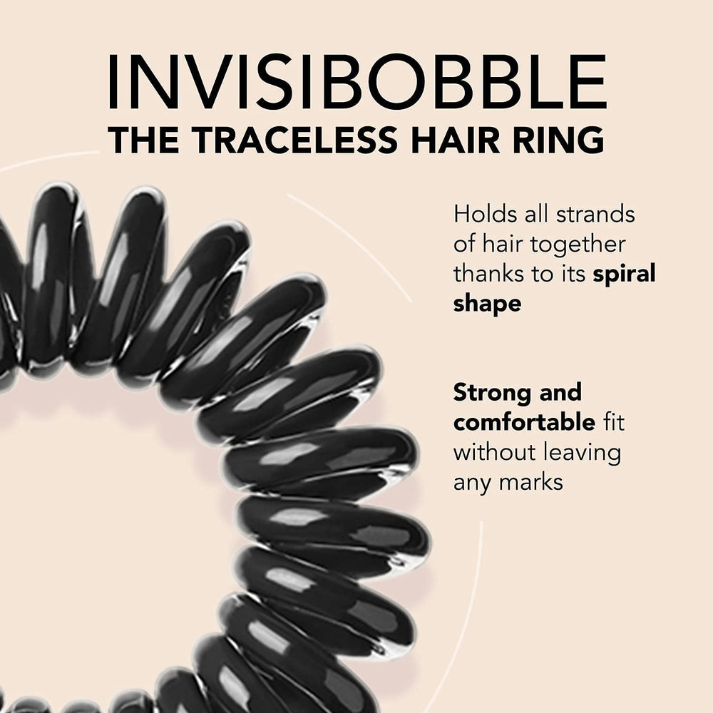 Original Traceless Hair Ties, Elastic Hair Band with Strong Grip, Non-soaking, Hair Accessories for Women (Pack of 3)