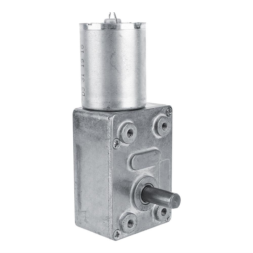 Worm Gear Motor Mini Turbine Worm High Turbine Worm Reduction Motor DC 12V 2 RPM for DIY Project