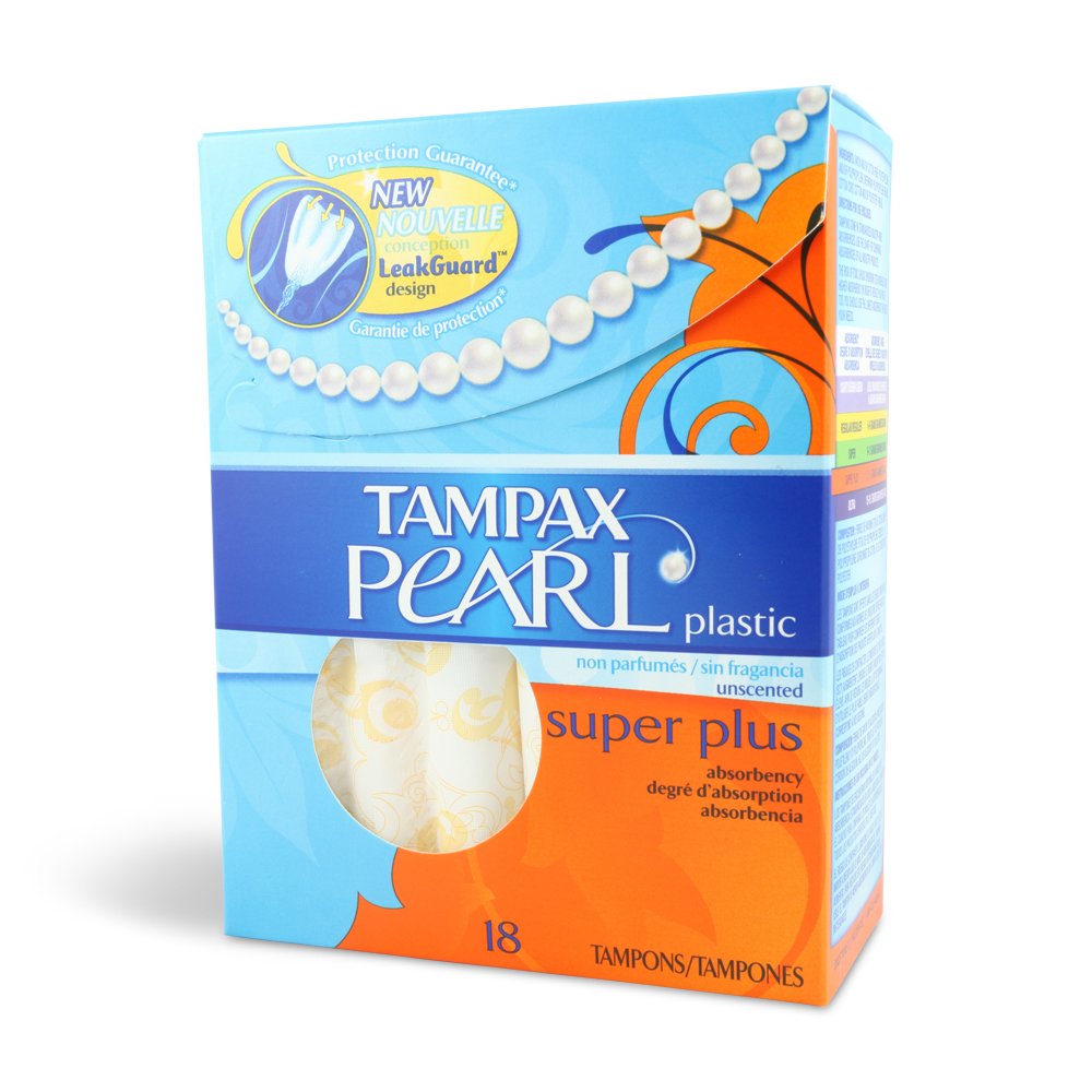 Tampax Pearl Plastic Tampons