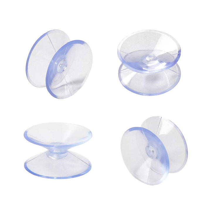 Double Sided Suction Cups Compatible with Glass Table Top, to Keep The Glass Table Top from Sliding, Glass Table Top Bumpers, Glass Table Top Spacers, Window Hanger Suction Cup. 12PCS