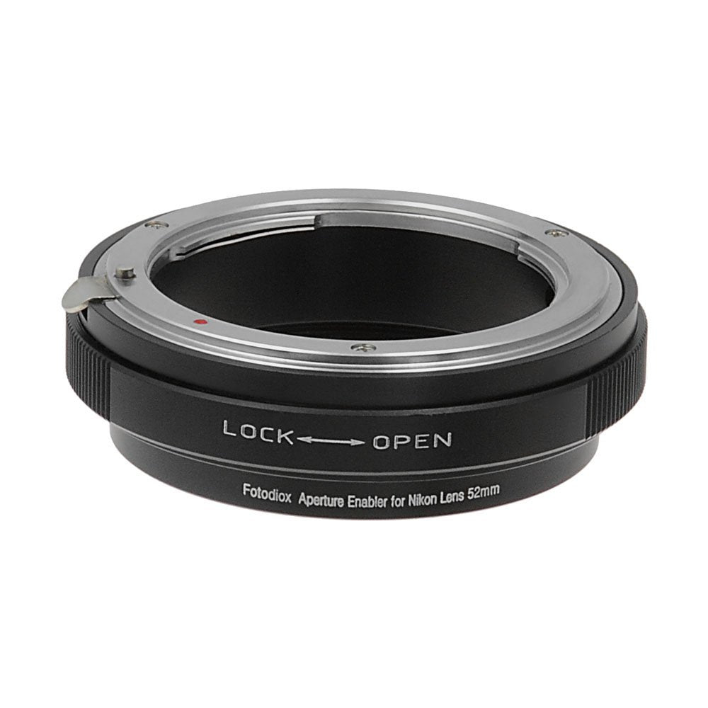 Aperture Control 52mm Filter Adapter for Nikon G/DX Lens in Reverse Mount for Macro Photography
