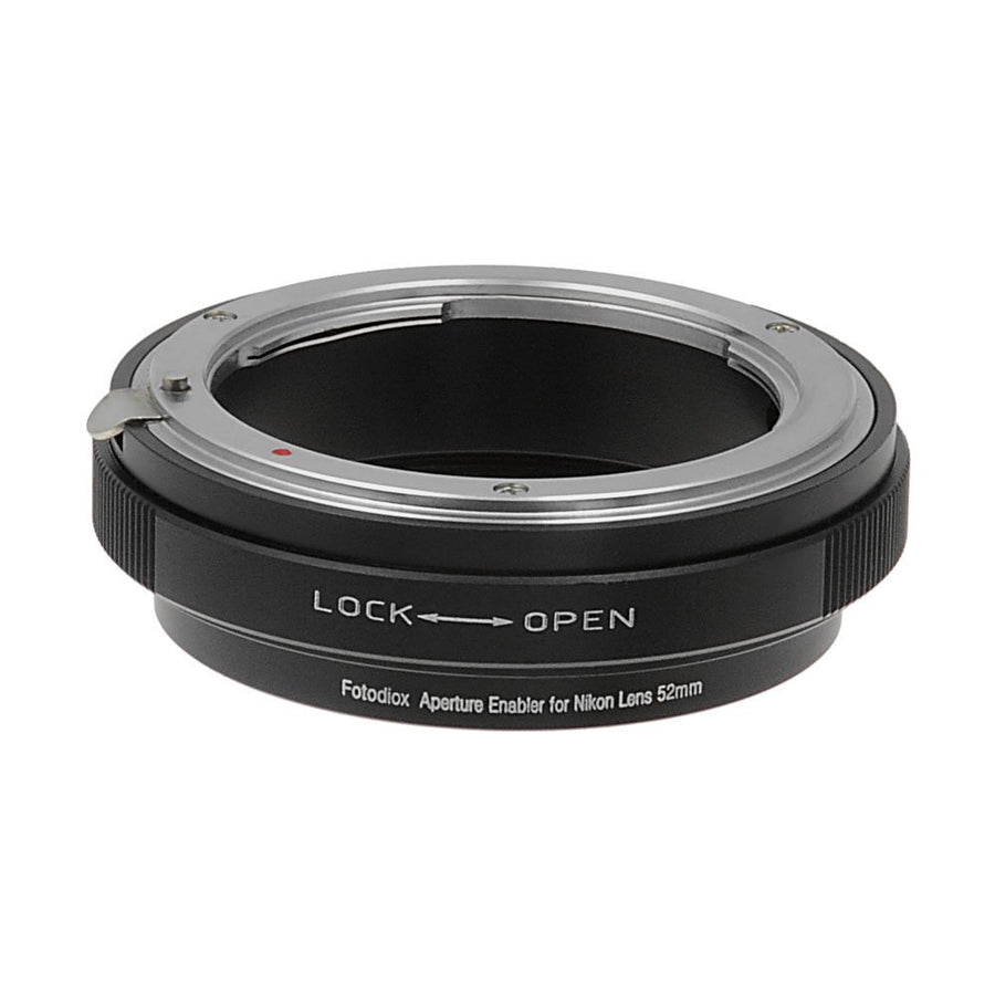 Aperture Control 52mm Filter Adapter for Nikon G/DX Lens in Reverse Mount for Macro Photography