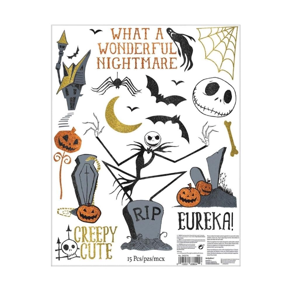 The Nightmare Before Christmas Cling Decals