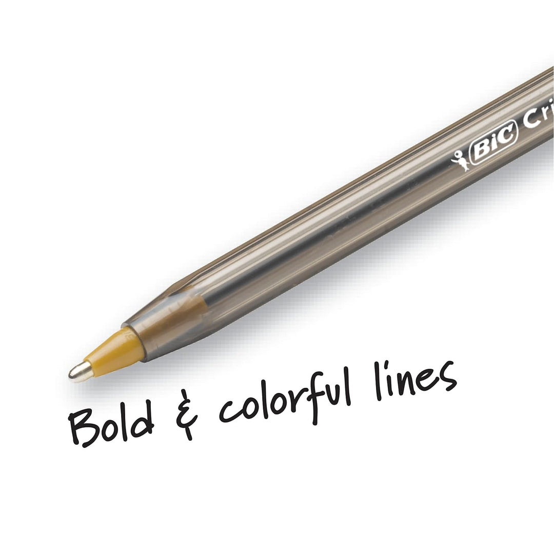 Cristal Xtra Bold Ballpoint Pen, Bold Point (1.6mm) For Vivid And Dramatic Lines, Blue, 24-Count