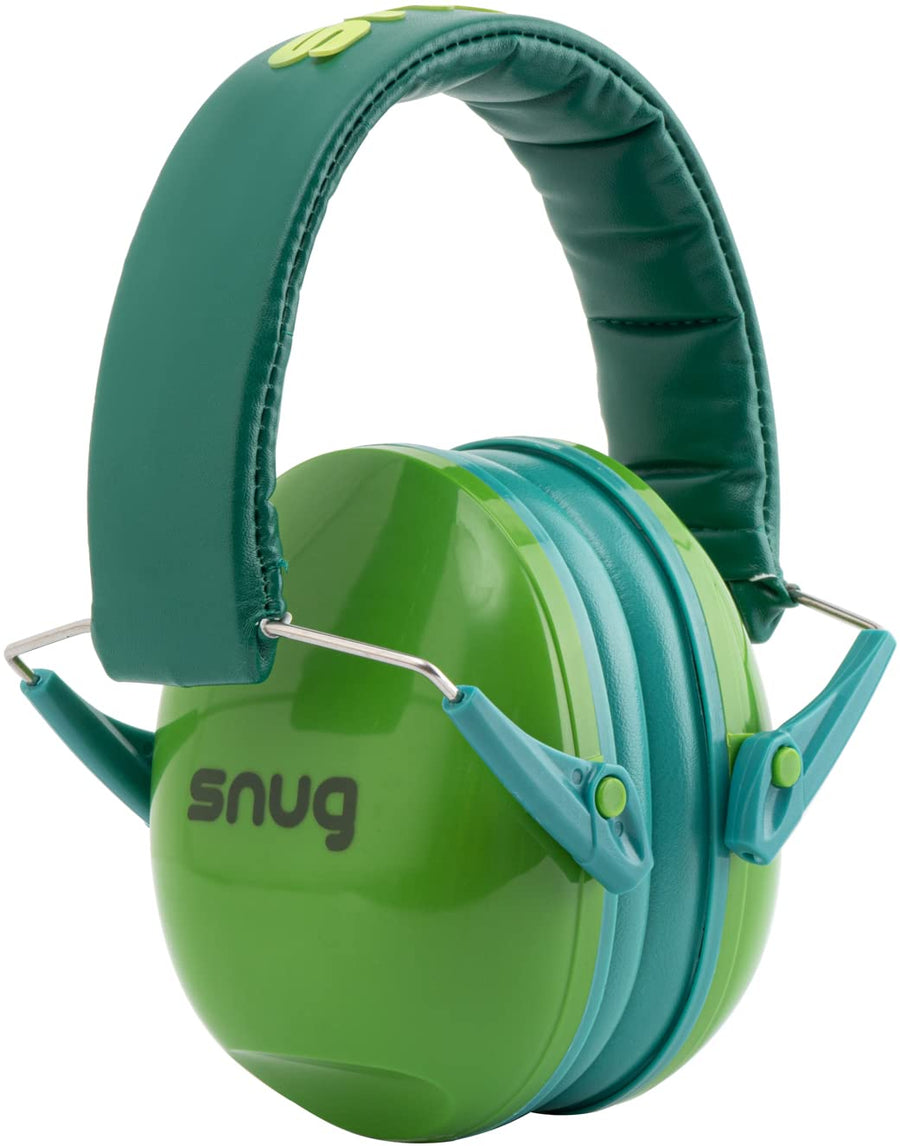 Kids Ear Protection - Noise Cancelling Sound Proof Earmuffs/Headphones for Toddlers, Children & Adults (Green)