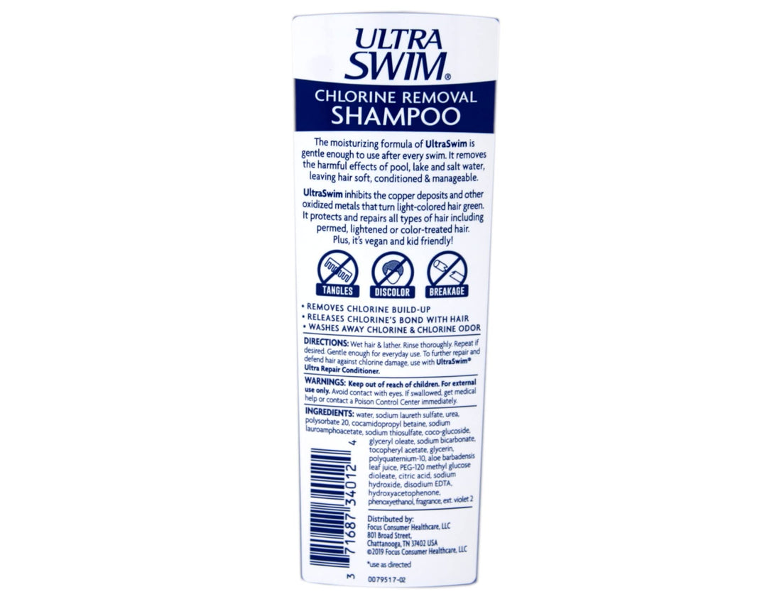 Chlorine-Removal Shampoo, 7-Ounce Bottles (Pack of 4)