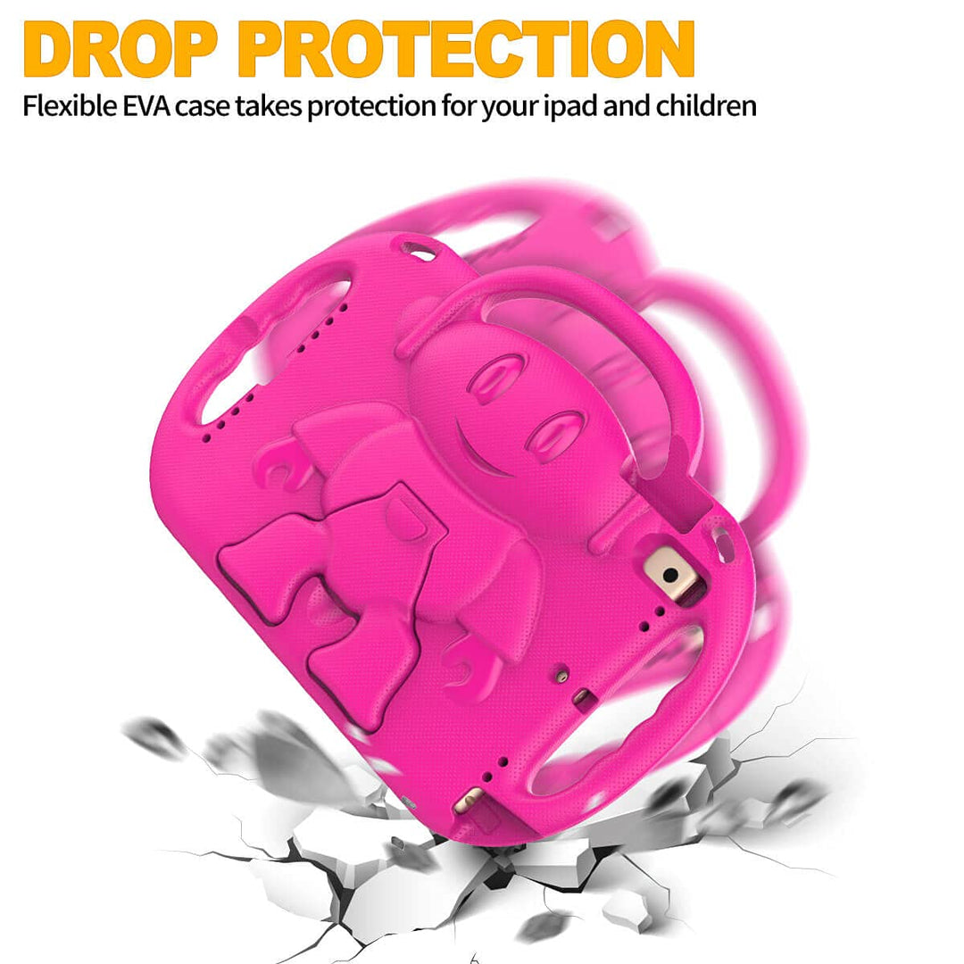 iPad Air 4th/5th Generation Case for Kids, iPad Air 10.9 inch 2020/2022 Case with Shoulder Strap, Handle Stand Protective Case for iPad Pro 11(2022/2020/2021/2018) and iPad Air 4/5, Pink