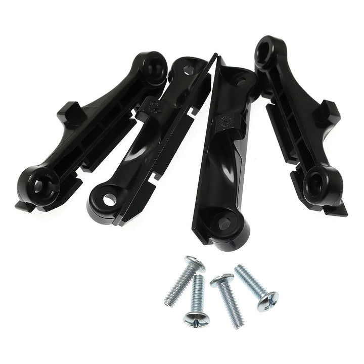 CPU Fan Retainer Bracket 4PCS Black CPU Fan Support Bracket CPU Motherboard Bracket Clips for AM4