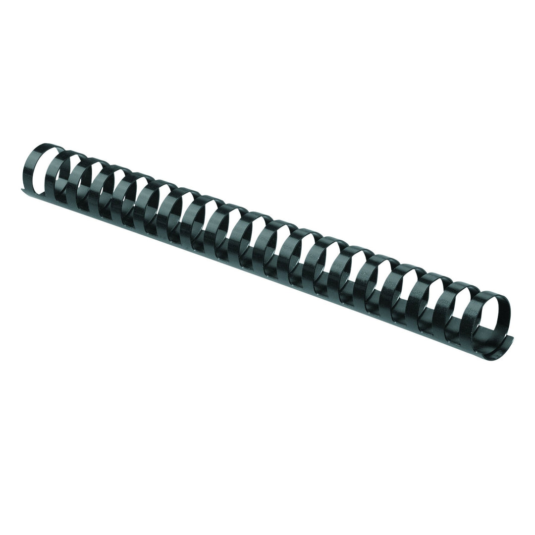 Plastic Comb Bindings, 1 Inch, 200-Sheet Capacity, Black, 10 per Pack (52383)