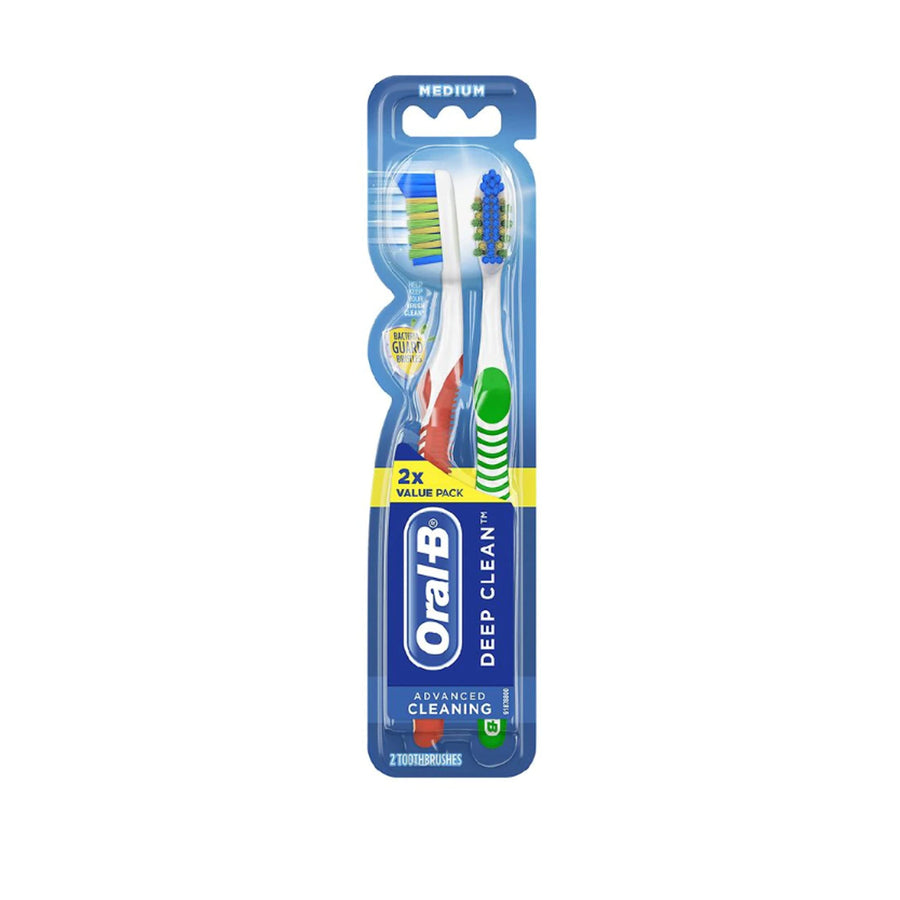Complete Deep Clean Toothbrushes, Medium, 2 Count