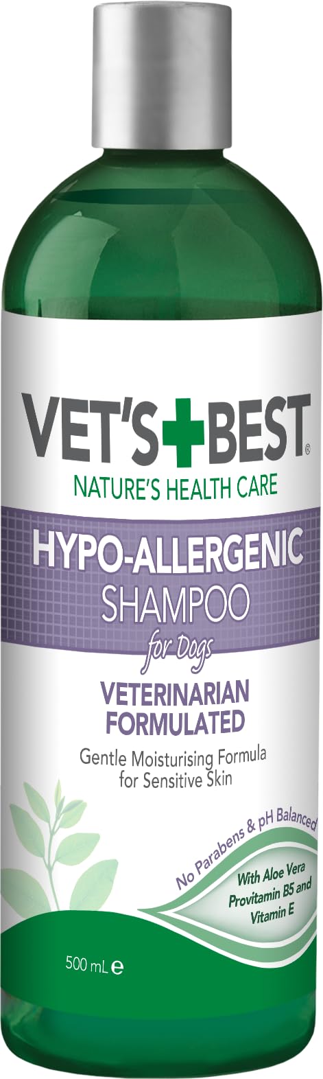 Hypo-Allergenic Shampoo for Dogs | Dog Shampoo for Sensitive Skin | Relieves Discomfort from Dry, Itchy Skin | Cleans, Moisturizes, and Conditions Skin and Coat , 16 oz