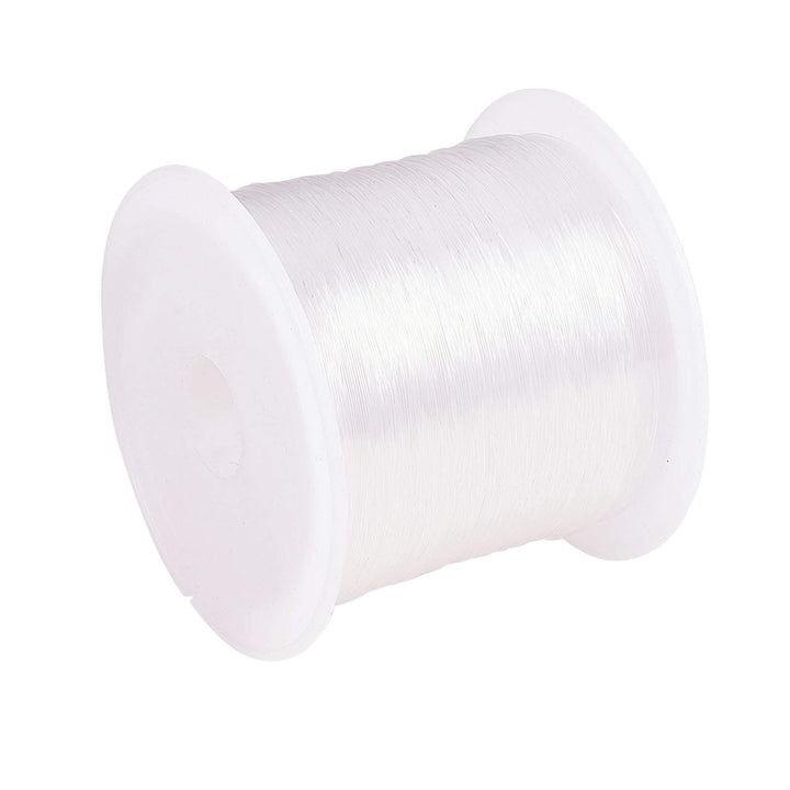 109 Yards 0.25mm Clear Fishing Line Invisible Nylon Thread Jewelry String Wire Crystal Beading Cords String for Party Christmas Decor, Seed Beads Jewelry Bracelet Making