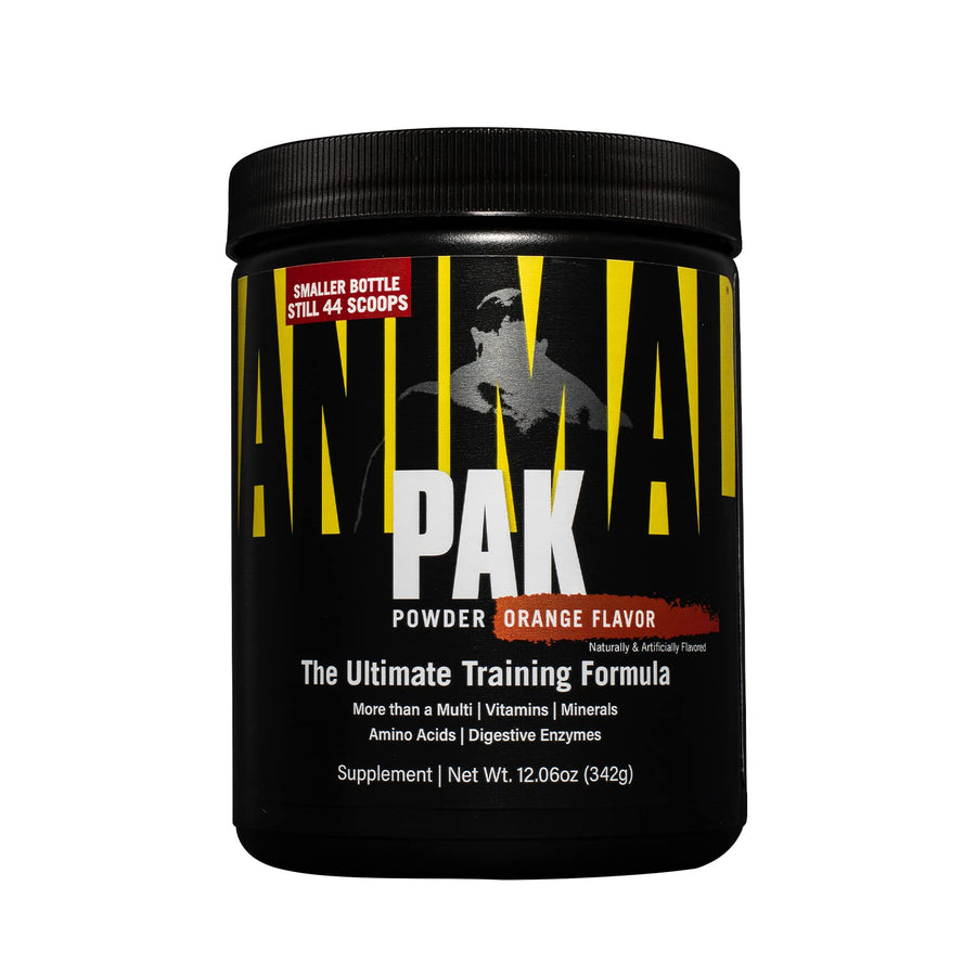 Pak – Convenient All-in-One Vitamin & Supplement Powder – Zinc, Vitamins C, B, D, Amino Acids and More – Sports Nutrition Performance Multivitamin for Women & Men – 44 Scoops, Orange Crushed