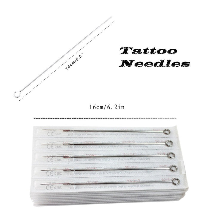 Tattoo Needles - 100pcs Mixed Tattoo Guns Needles 3rl 5rl 7rl 9rl 11rl Round Liner Needles Used For Tattoo Machine Tattoo Kit Tattoo Supplies(100pcs #10 Bugpin RL)