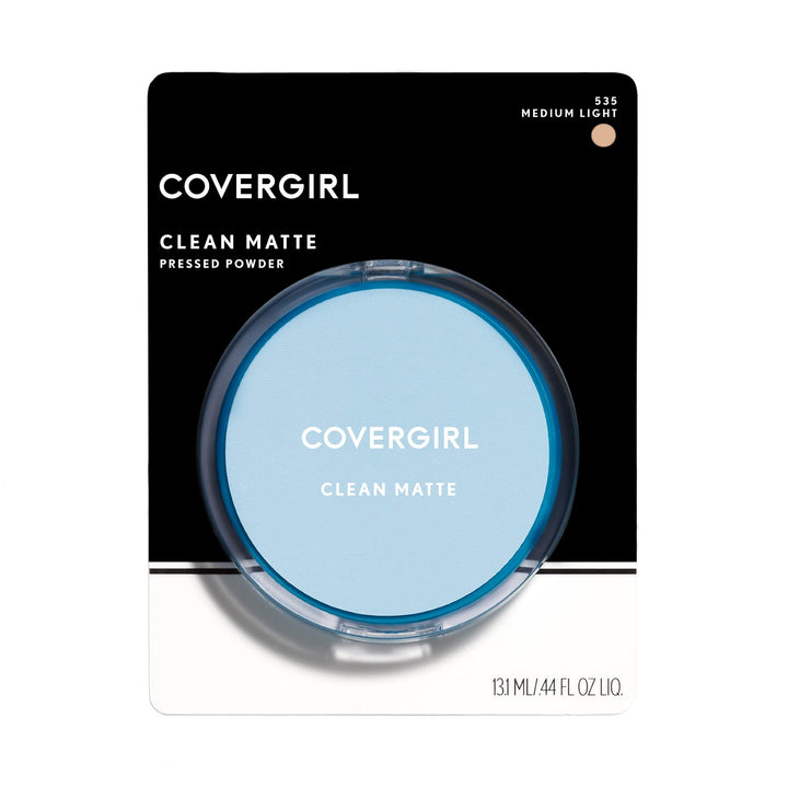 Clean Matte Pressed Powder Medium Light.35 oz