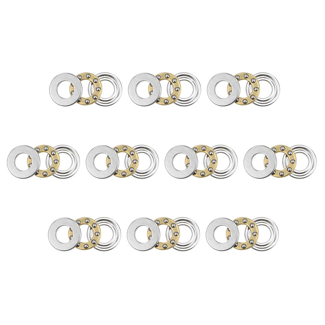 F5-10M Thrust Ball Bearings 5mm x 10mm x 4mm Chrome Steel Single Direction 10pcs