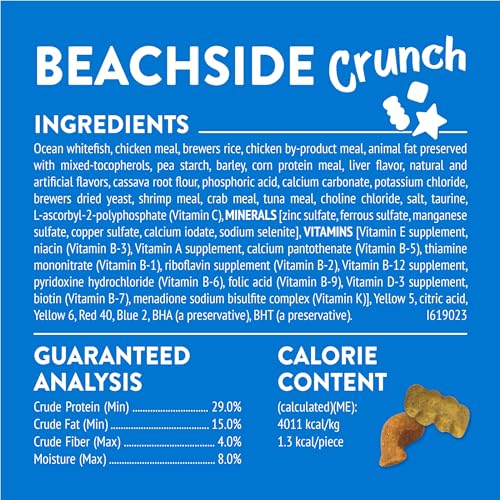 Purina Cat Treats, Party Mix Beachside Crunch - 20 oz. Canister