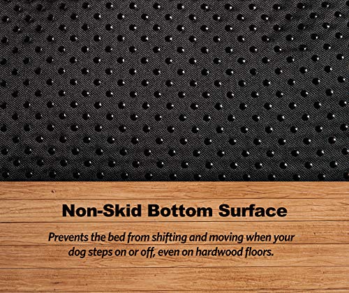 Plush Pet Bed; Ombré Swirl & Cat Bed; Mocha 17L x 11W x 1.5H - Inches for Toy Dog Breeds, 40618-STB, 18-Inch