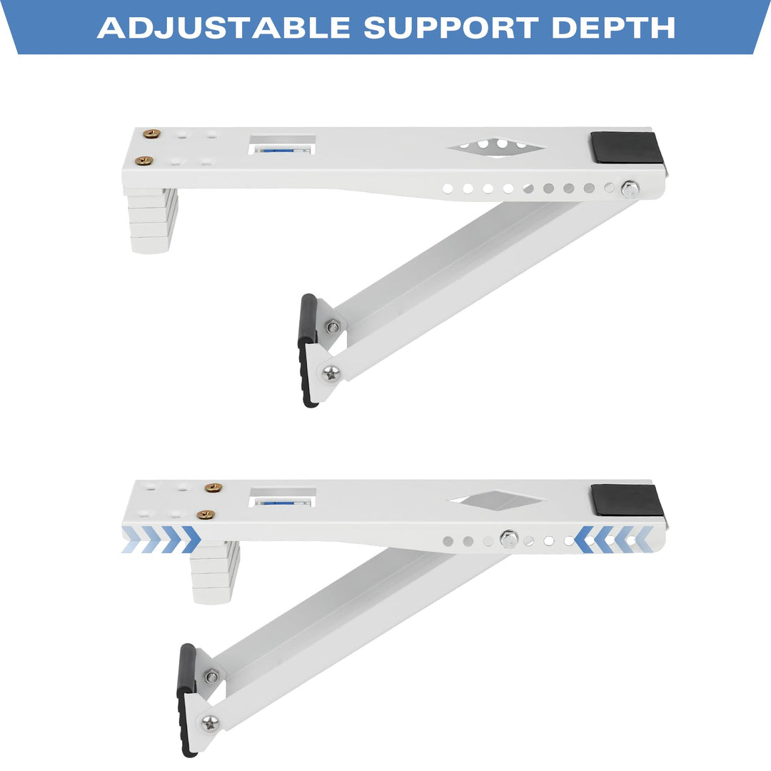 Universal Window Air Conditioner Bracket Universal AC Window Support Bracket - Heavy Duty Support Up to 165 lbs, 5,000 to 22,000 BTU AC Units