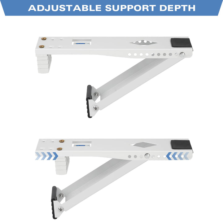 Universal Window Air Conditioner Bracket Universal AC Window Support Bracket - Heavy Duty Support Up to 165 lbs, 5,000 to 22,000 BTU AC Units