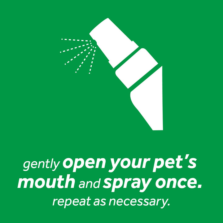 Fresh Breath Vanilla Mint Oral Care Spray for Dogs, 4oz - Made in USA