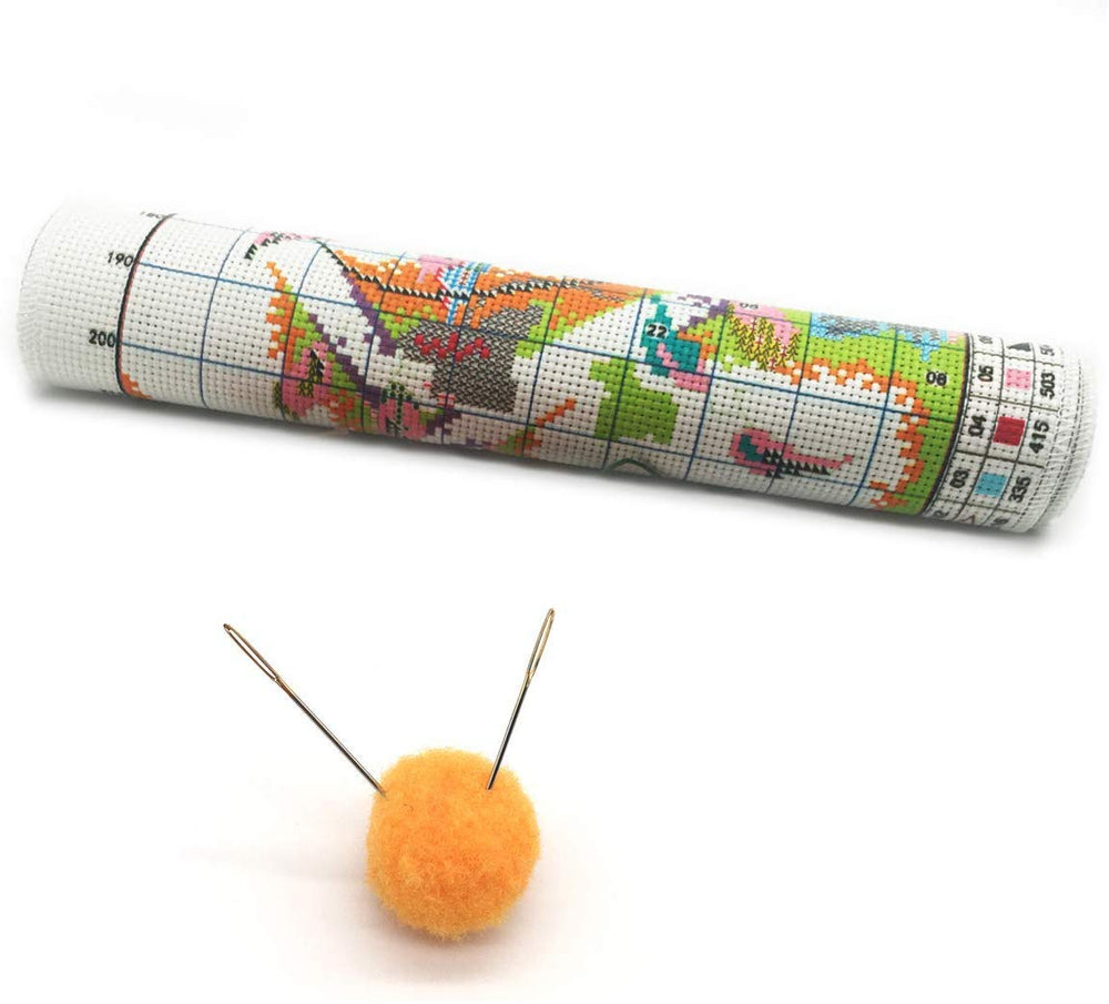Cross Stitch Kits Stamped Full Range of Embroidery Starter Kits for Beginners DIY 11CT 3 Strands - Colorful Balloons 30.4×23.7(inch)