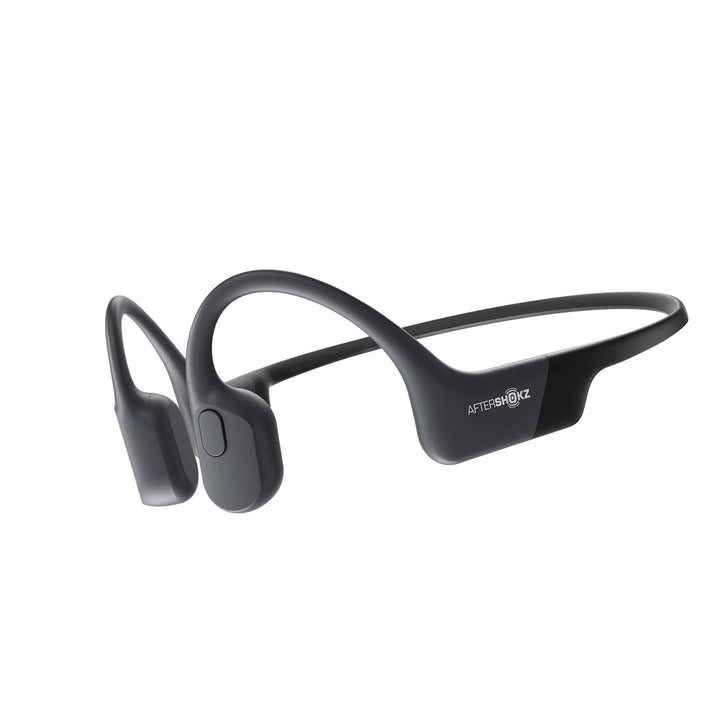 Aeropex (Rebranded as Shokz OpenRun) - Open-Ear Bluetooth Bone Conduction Sport Headphones - Sweat Resistant Wireless Earphones for Workouts and Running - Built-in Mic