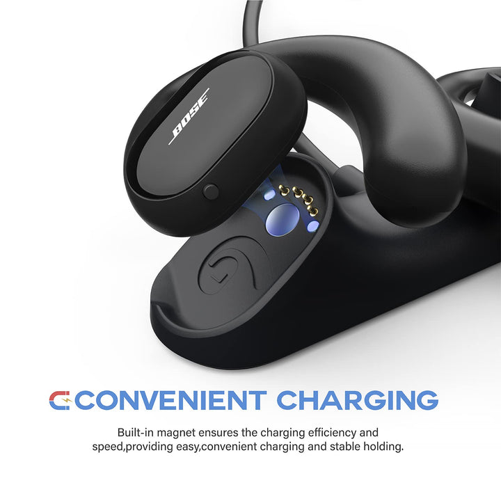 Magnetic Charger Charging Base Compatible with Bose Sport Open Earbuds - 1M