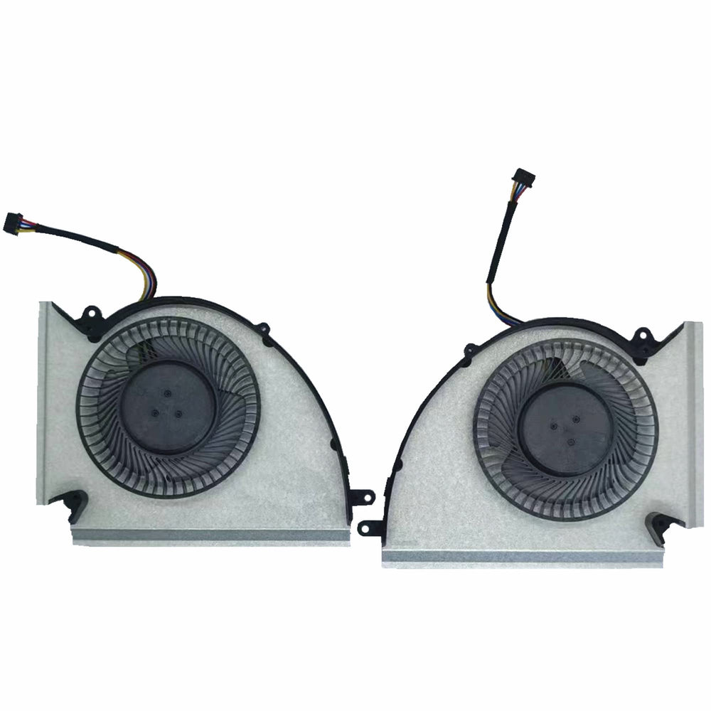 Replacement New Laptop CPU + GPU Cooling Fan for MSI GE76 GP76 WE76 MS-17K3 MS-17K2 MS-17K1 Series PABD1A010SHL-N452 PABD1A010SHR-N451 DC12V 0.6A Fan