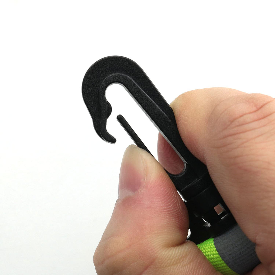 1Pcs Heavy Duty Firefighter Glove Strap with Trim, Ultimate Turnout Gear Bags Firefighting Glove Safety Strap, Green Reflective