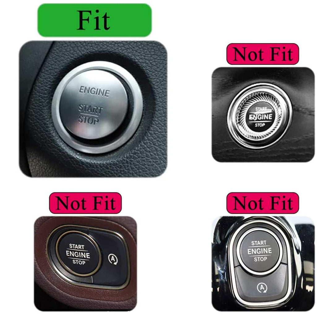 Bling Crystal Car Engine Ignition Push Start Stop Button Cover for Mercedes Benz A B C GLC GLA CLA ML GL Class