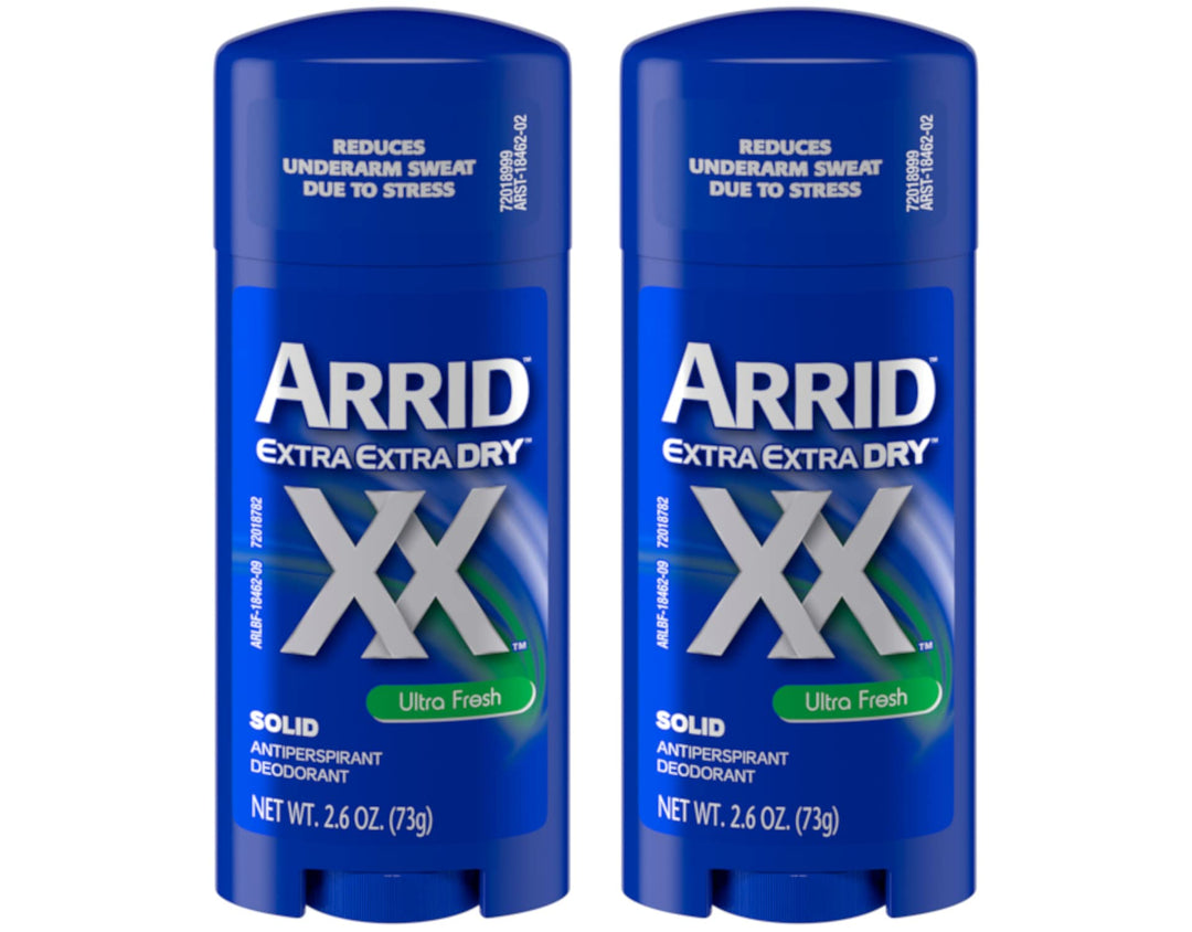 Deodorant 2.6oz Solid Extra Extra Dry Ultra Fresh (2 Pack)