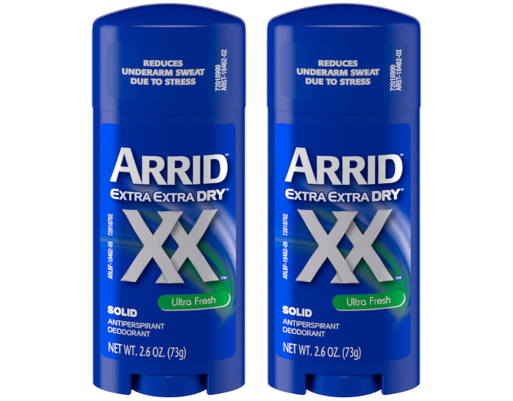 Deodorant 2.6oz Solid Extra Extra Dry Ultra Fresh (2 Pack)