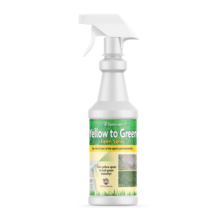 Yellow to Green Lawn Pet Spot Remover Spray, 32-Ounce