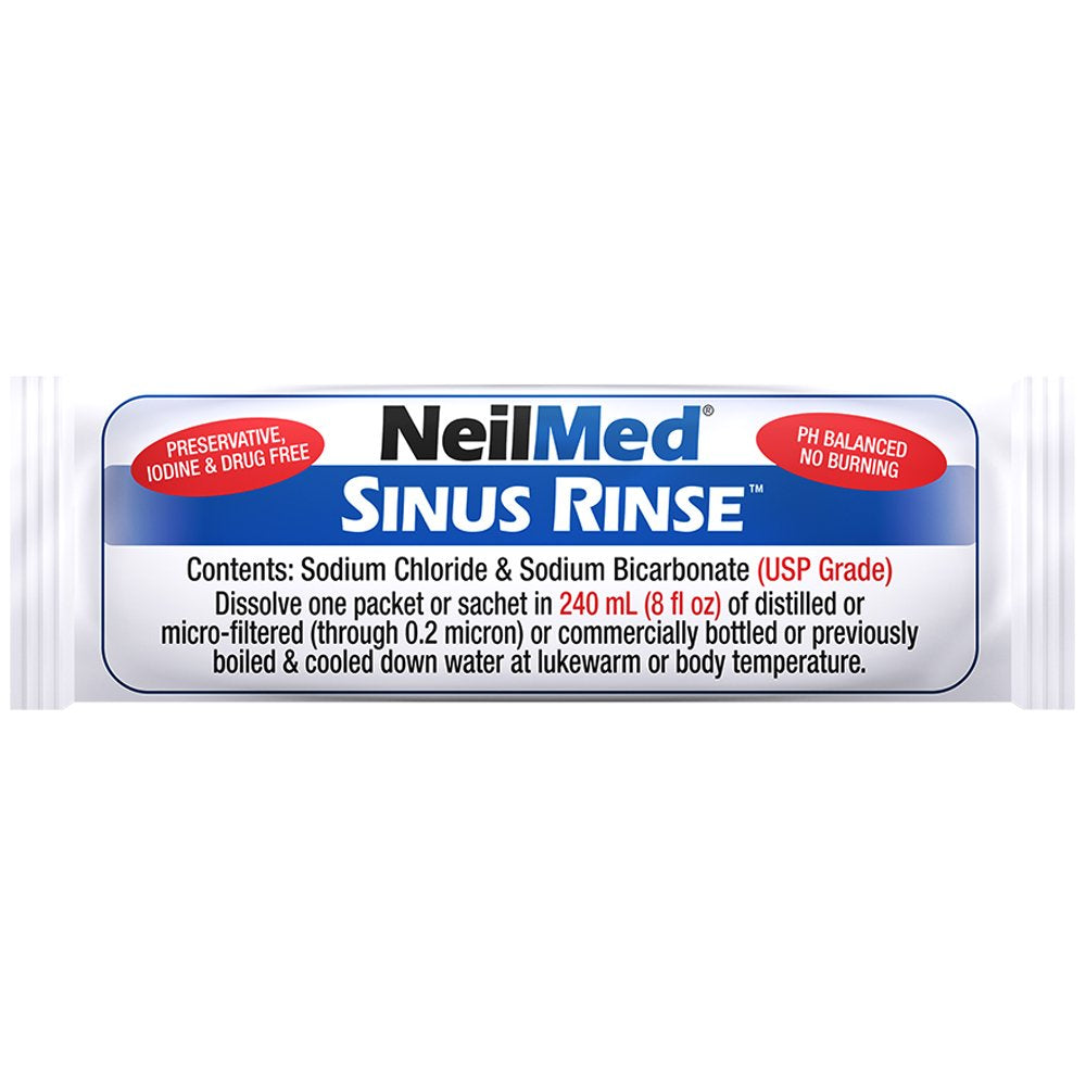 Sinus Rinse, Premixed 50 Sachets, Pack of 2