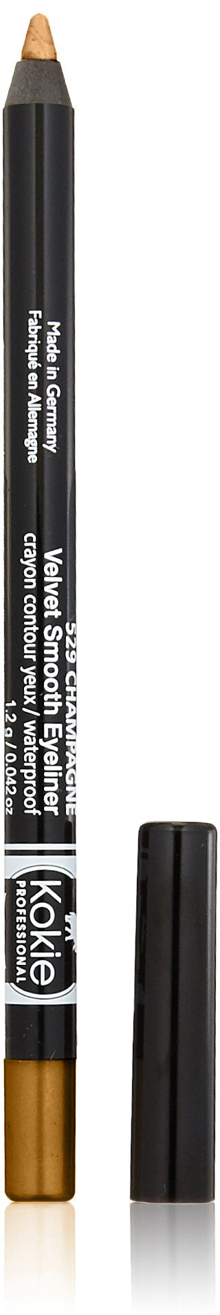 Cosmetics Waterproof Velvet Smooth Eyeliner Pencil, Gilded Gold, 0.042 Ounce