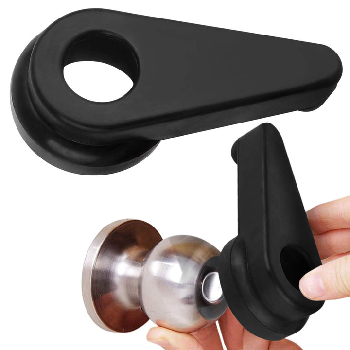 Two Pack Door Handle Extension, Soft Rubberized Doorknob Extension, Converts Knob Style Doors to Handles for Easy Accessibility for Elderly, Disabled, Children, Fits Door Knobs 2 to 2.5