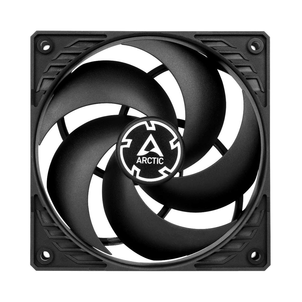 P12 Silent - PC Fan, 120mm Case Fan, Pressure-optimised, Very Quiet Motor, Computer, Fan Speed: 1050 RPM - Black