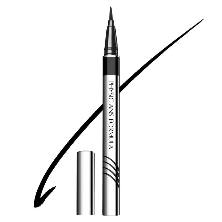 Eye Booster, Lash-Enhancing 2-in-1 Eyeliner Serum, Dermatologist Approved, Hypoallergenic, Cruelty-Free & Vegan - Ultra Black