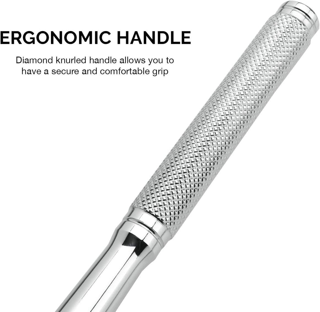 Neiko 03034A 3/8” Drive Extra Long Ratchet | 18” Length | 72 Tooth Gear | Cr-Mo Head | CR-V Steel